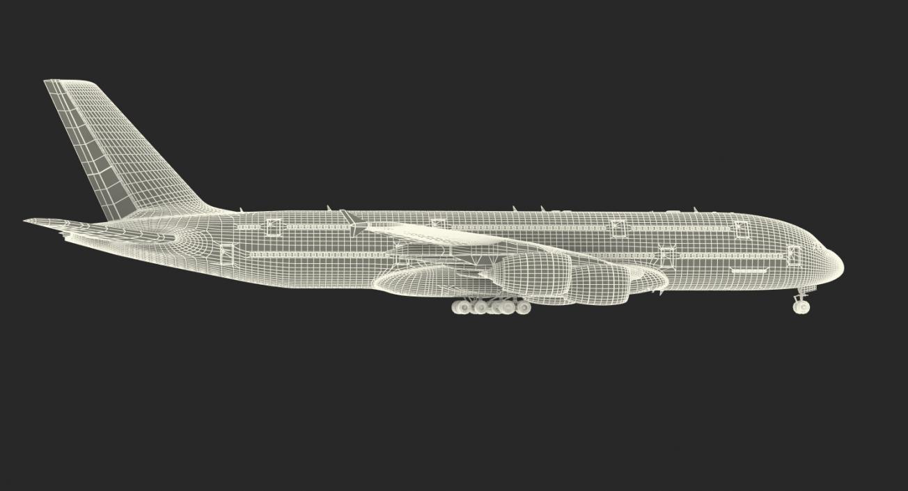 Airbus A380-1000 Air France 3D